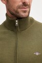 Gant kardigan bawełniany 8030164 zielony