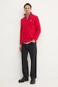 Gant sweter bawełniany 8030170 czerwony AW25