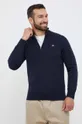 blu navy Gant maglione in cotone Uomo
