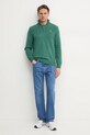 Gant pulover de bumbac 8030170 verde NC24