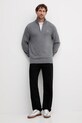 Gant sweter bawełniany 8030170 szary AW25