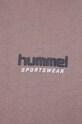 Hummel bluza bawełniana 221312 brązowy
