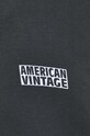 American Vintage bluza MIZU03EH23 szary