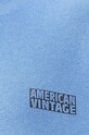 American Vintage bluza MIZU03EH23 niebieski