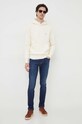 Μπλούζα Tommy Hilfiger MW0MW34266 μπεζ SS24