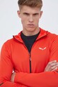 Sportovní mikina Salewa Pedroc Polarlite červená 00.0000028574