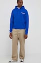 Tommy Jeans bluza bawełniana DM0DM17781 niebieski AW23