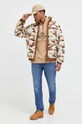 Βαμβακερή μπλούζα Tommy Jeans DM0DM17800 μπεζ AW23