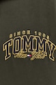 Bavlněná mikina Tommy Jeans DM0DM17801 hnědá