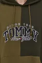 zelena Bombažen pulover Tommy Jeans