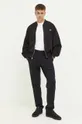 Βαμβακερή μπλούζα Tommy Jeans μαύρο