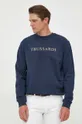 mornarsko modra Bombažen pulover Trussardi