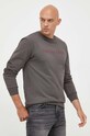 Bombažen pulover Trussardi siva 52F00333.1T006303