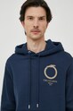 Trussardi felpa in cotone blu navy 52F00335.1T006520