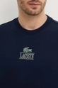 navy Lacoste cotton sweatshirt