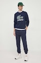 Lacoste bluza bawełniana SH1281 granatowy AW24