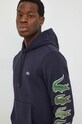 Lacoste hanorac de bumbac bleumarin SH1323