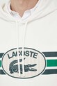 Βαμβακερή μπλούζα Lacoste SH1413 μπεζ