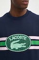 Bavlněná mikina Lacoste SH1420 námořnická modř