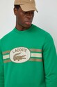 Lacoste hanorac de bumbac verde SH1420