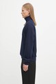 Pamučni pulover Lacoste SH1927 mornarsko plava AW25