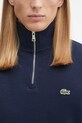 Pamučni pulover Lacoste mornarsko plava SH1927