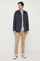 Βαμβακερό πουλόβερ Lacoste SH1927 γκρί AW23