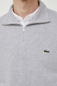 Памучен пуловер Lacoste SH1927 сив