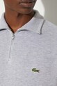 Бавовняний светр Lacoste SH1927 сірий