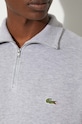 Bavlněný svetr Lacoste SH1927 šedá