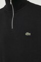 Βαμβακερό πουλόβερ Lacoste SH1927 μαύρο