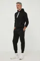 Polo Ralph Lauren kapucnis pulcsi otthoni viseletre fekete