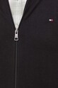 Βαμβακερή ζακέτα Tommy Hilfiger MW0MW32023 μαύρο