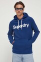 Mikina Superdry M2013135A.J6P modrá AW23