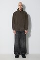 Taikan hanorac de bumbac Custom Hoodie TH0001.BRNA verde AW23