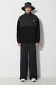 Taikan bluza bawełniana Polar Fleece Half TK0013.BLK czarny AW23