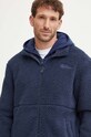 Fleecová mikina Jack Wolfskin Felslicht tmavomodrá 1711151