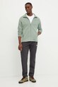 Jack Wolfskin sportos pulóver Taunus 1711451 zöld SS25