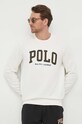 Mikina Polo Ralph Lauren bez kapucne béžová 710917887
