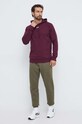 Under Armour felső Rival Fleece 1379757 burgundia SS25