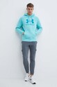 Dukserica Under Armour 1379758 tirkizna SS25