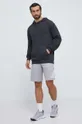 Bombažen pulover Colourwear siva