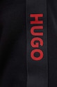 Βαμβακερό φούτερ HUGO μαύρο 50497003