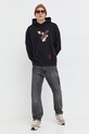 HUGO bluza bawełniana x Gremlins 50502875 czarny AW23
