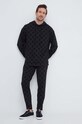HUGO bluza lounge 50501592 czarny AW23