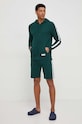Tommy Hilfiger bluza bawełniana lounge UM0UM03011 zielony AA00