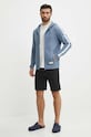 Tommy Hilfiger bluza bawełniana lounge UM0UM03011 niebieski AA00
