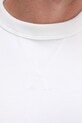 Bombažen pulover Calvin Klein Jeans J30J323426 bela