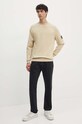 Calvin Klein Jeans hanorac de bumbac J30J323426 bej AA00