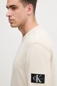Îmbrăcăminte Calvin Klein Jeans hanorac de bumbac J30J323426 bej